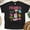 Black, variant on Colorful Florida Travel Shirt – Flamingo, Palm, and Margarita Beach Tee , Maroon, Size S
