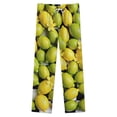 thumbnail image 4 of Lemons And Limes On Checkered Background Winter Female Pants Flannel High Waist Women Pants Lady Warm Straight Leg Plush Trousers, 4 of 7