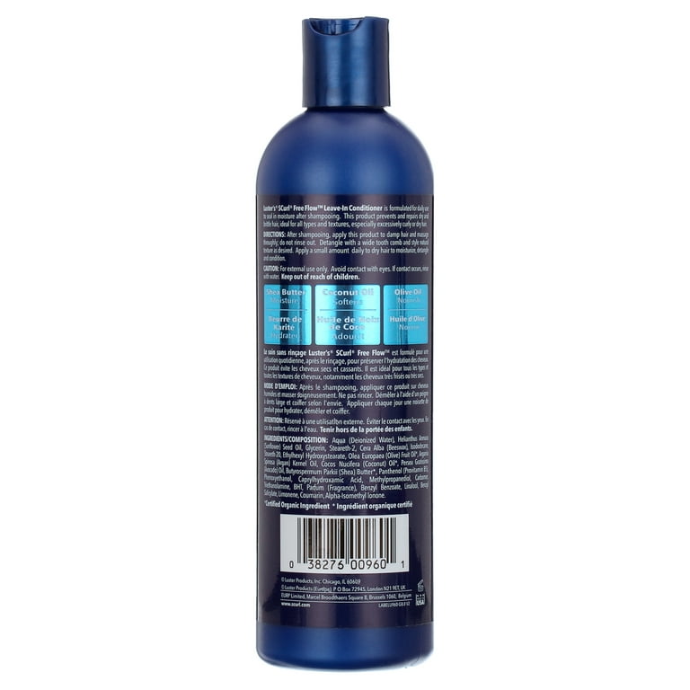 Luster's SCurl Free Flow Leave-In Conditioner, 12 Oz. for Maximum