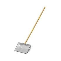 LONPUN Chicken Poop Scooper Metal Detachable Chicken Coop Cleaning Sifting Shovel L5U9