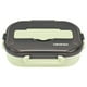 thumbnail image 4 of Caja Bento de acero inoxidable, fiambrera, bandeja extraíble, fiambrera térmica, fiambrera aislada, funcionamiento suave, 4 of 9