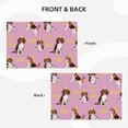 thumbnail image 3 of Placemats Set Of 4 / 6, Beagle Dog Happy Birthday Placemats For Dining Table Indoor/Outdoors Heat Resistant Washable Placemats 18" X 12", 3 of 8