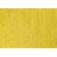 thumbnail image 1 of Ahgly Company Indoor Rectangle Solid Yellow Modern Area Rugs, 6' x 9', 1 of 4