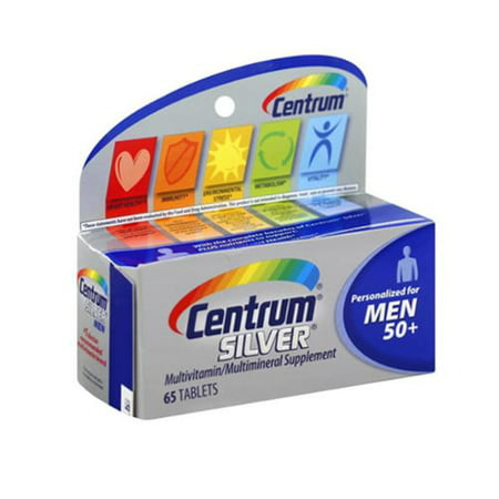 Centrum Argent Hommes multivitamines comprimés 65 ch (pack de 3)