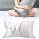 thumbnail image 5 of Funda de almohada multicolor de poliéster, funda de almohada de repuesto para cama, accesorios para ropa de cama, color blanco Advancent HA7061-04B, 5 of 7