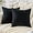 Black, variant on COOKCOK Decorative Square Throw Pillow Covers 18"x18" Inch Set of 2, Super Soft Chenille Pillows Cover Fall Pillowcase for Living Room Bedroom Sofa Couch Cushion Cover, Blue