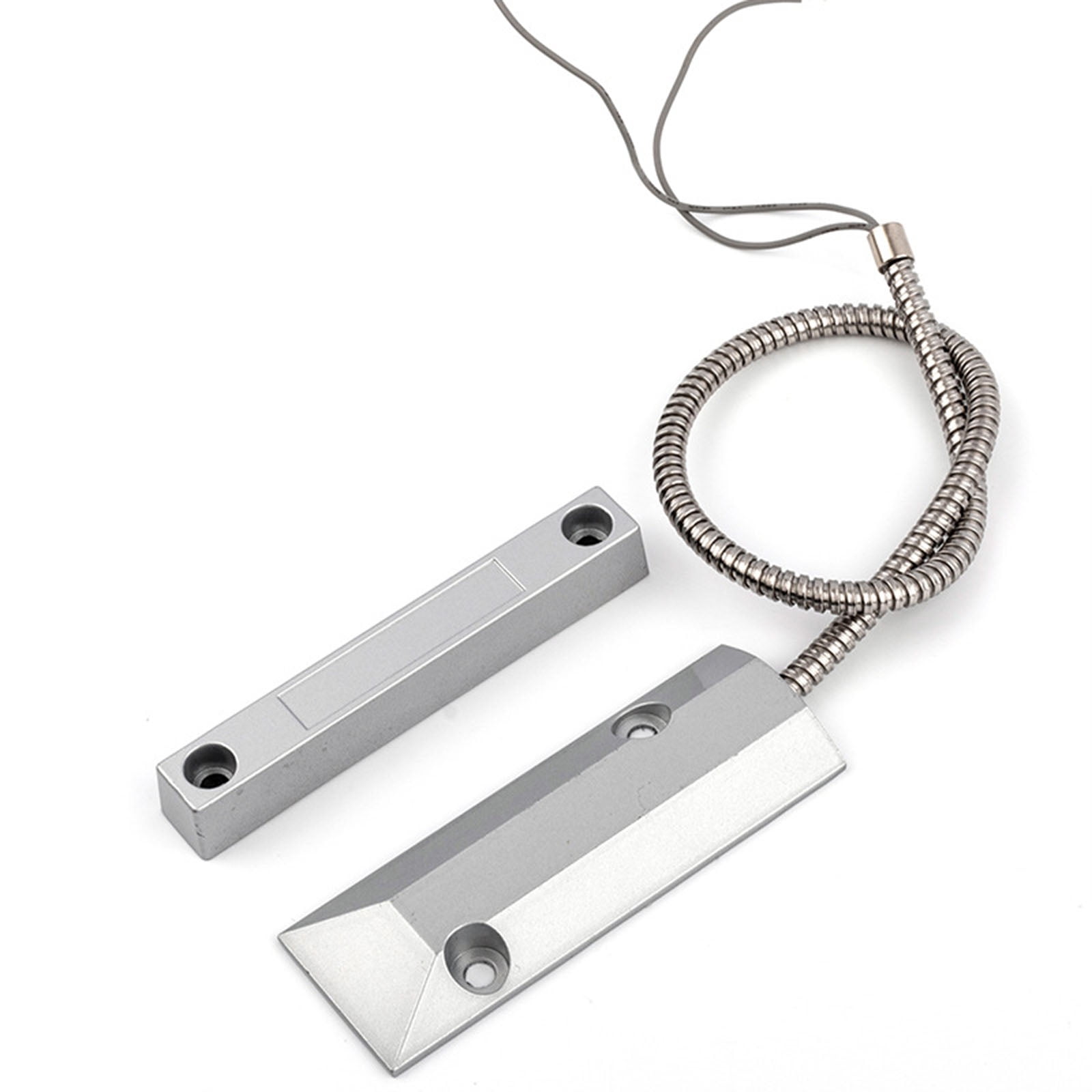 OOKWE Metal Wired Magnetic Door Window Contact Sensor Switch Door Window Sensors Detector for Home Security Alarm System