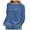 Blue, variant on Tops Women Long Sleeve Size Neck Blouse Holiday Tops Wedding Guest Tunic Shirts (Pink, S)