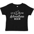 thumbnail image 3 of Inktastic Let the Adventure Begin with Camping Tent and Mountains Boys or Girls Toddler T-Shirt, 3 of 5