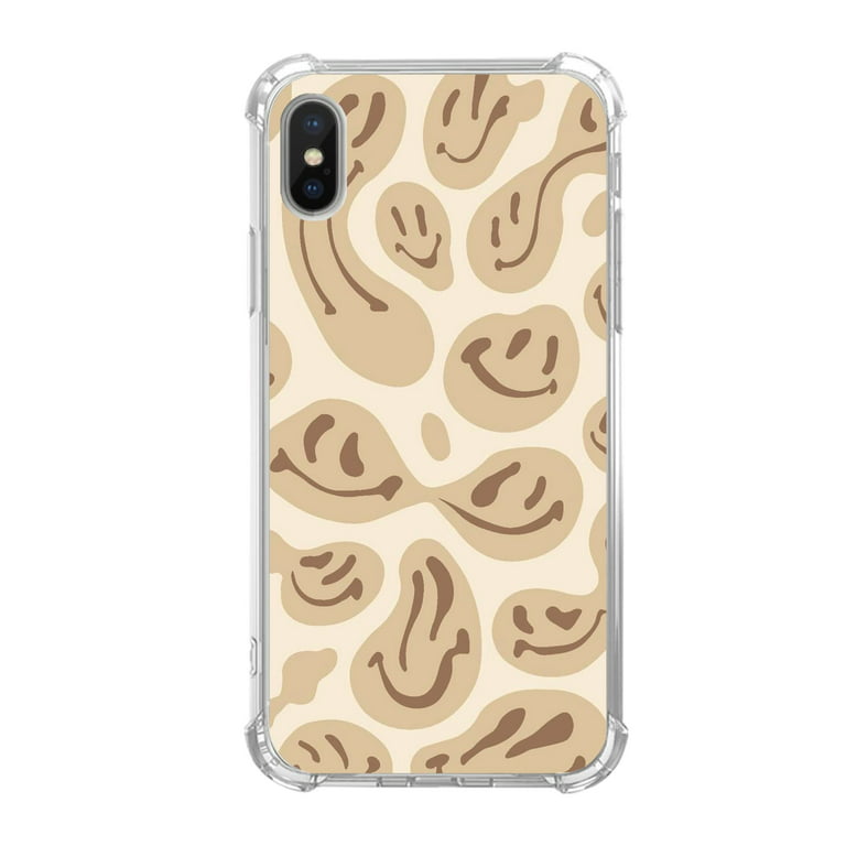 Beige Melting Case with iPhone X and iPhone Trendy Design Bumper Cover Case - Walmart.com