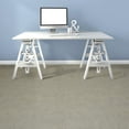 thumbnail image 2 of 12 x 12 in. Tivoli Self Adhesive Vinyl Floor 45 Tile, Carrera Marble - 45 sq. ft., 2 of 2