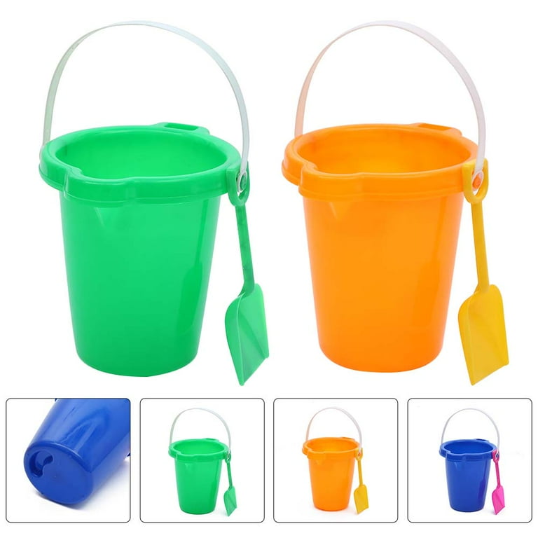 NUOLUX Sand Bucket Beachcastle Kids Toys Pail Buckets Mini Fishing Set  Toddler Sandbox Brick Snow Kindergarten Toy, Playset Mold