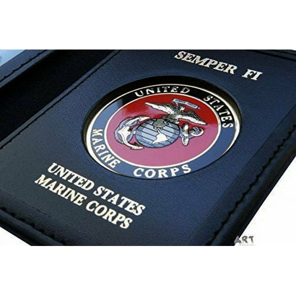Marine Corps Wallets, Officially Licensed United States Military Genuine Leather
