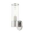 thumbnail image 4 of Beaumont Lane 1-Light Metal & Glass ADA Single Sconce in Brushed Nickel, 4 of 13