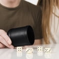 thumbnail image 3 of 10PCS Game Use Dice Cup Black Cylindrical Dice Box Plastic Funny Dice Box KTV Game Tool, 3 of 8