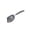 G002- Gray (Gray Handle), variant on Cat Litter Scooper, Pooper Scooper Long Handle, 16 in Overall Length, Diagonal Open Slots, Non-Clog Sifting, Feline Waste Removal, Navy Blue Handle, 1 Pc
