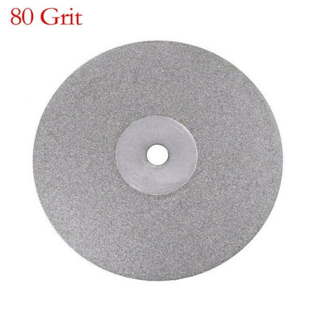

RANMEI 4\ 100mm Diamond Coated Flat Lap Wheel Jewelry Polish Grinding Disc 80~3000Grit