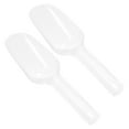 thumbnail image 4 of Monyance plastic ice scoop 2Pcs Ice Cream Plastic Scoop Transparent Flour Scooper Loose Tea Shovel(12.01X3.94X2.17Inches), 4 of 10