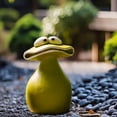 thumbnail image 1 of Funny Frog Figurine Decoration Cute Swollen Belly Mini Animal Sculpture Size M, 1 of 8