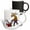 Multicolor, variant on 3drose, Cute Funny Moose Using Snow Blower Cartoon, 15oz Mug