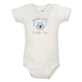 thumbnail image 7 of Hudson Baby Infant Cotton Bodysuits 5-Pack, Koala Hugs, 9-12 Months, 7 of 7