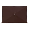 thumbnail image 2 of Outdor Parasol Rectangulaire de Patio de Remplacement avec Protection pour Jardin, Cour, Marché, 2 of 5