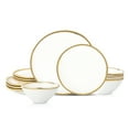 thumbnail image 5 of Christian Siriano Akoya 12-Piece Dinnerware Set Porcelain, White, 5 of 7
