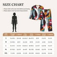 thumbnail image 4 of Naloa Abstract Jazz Instrumental Pajamas for Women Set, Womens Pajama Sets, Lounge Sets for Women, 2pjs for Women-Large, 4 of 7