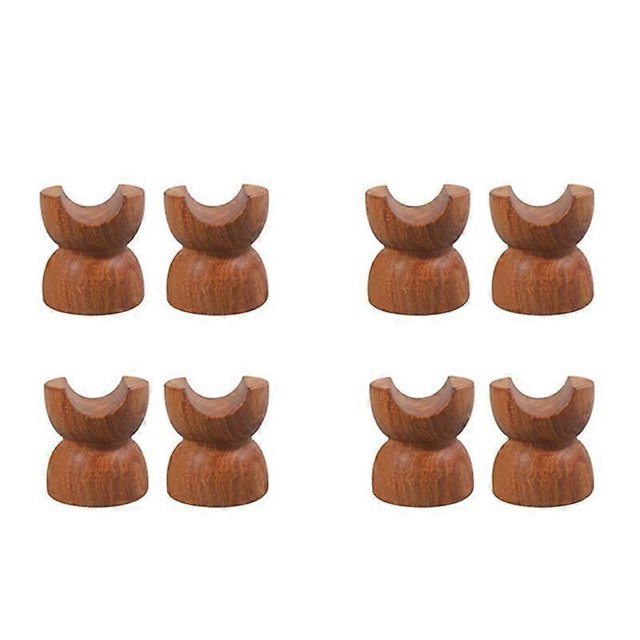 8Pcs HiFi Audio Wood Audio Insulation Wire Bracket Line Support Speaker Cable Stand Holder Audio Cable Absorber Foot Pad