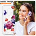 thumbnail image 3 of Galaxy S9 Plus Case, Hybrid Clear Phone Cover Floral Designed Non-Slip Thin Protective S9+ Plus Case for Women Girls, Peony, 3 of 13