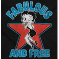 thumbnail image 2 of Betty Boop Cartoon Fabulous and Free Girls Kids T Shirt Tees Teen Brisco Brands L, 2 of 6
