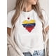 thumbnail image 1 of Camiseta de mujer Ropa de verano básicaI LOVE VENEZUELA women's comfit t-shirtFather's Day, Mother's Day, New Year, Spring Festival, Valentine's Day, Independence Day, birthdays, parties, gifts, 1 of 6
