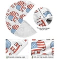 thumbnail image 2 of FMSHPON USA Flag Elephant Xmas Christmas Tree Skirt Stand Mat for Holiday Party Decoration Indoor Outdoor 36 inches, 2 of 6