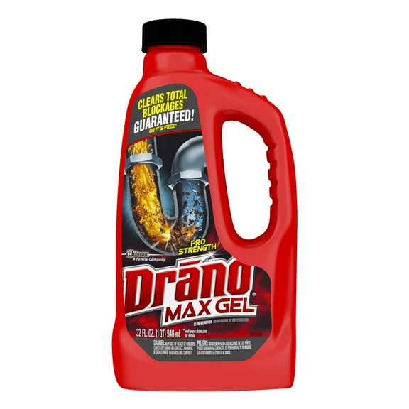 Drano Max Gel Clog Remover, 32 Ounce -- 12 per case.