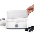 thumbnail image 6 of Zadro Towel Steamer with Tongs 8L Steam Tray 1.7L Tank Up to 12 wash cloths, 6 of 8