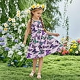 thumbnail image 7 of Juslio Girls Dress Summer Beach Sleeveless Boho A Line Dresses Knee Length Casual Bow Sundress, 7 of 7