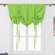 thumbnail image 1 of Zhuge Cortina opaca con lazo, aislante térmico, ajustable, para ventanas pequeñas, con bolsillo para barra (46" x 63", verde), 1 of 5