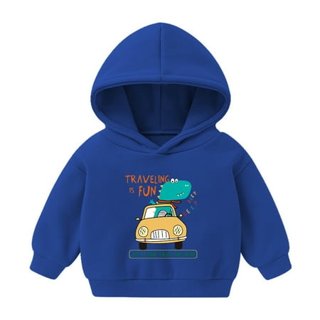 

Yubatuo Toddler Infant Baby Kids Boys Girls Sweatshirt Hoodie Warm Winter Outdoors Baby Boy Clothes Blue 120