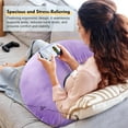 thumbnail image 2 of Gaming Pillow Arm Support Pillow for Bed & Sofa: Ergonomic U-Shaped Lap Pillow with Elbow Rest for Adults & Kids - Reduces Arm Pain & Fatigue During Gaming, Reading, Working & Crocheting, 2 of 15