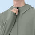 thumbnail image 5 of Men’s UPF 50+ Full-Zip Sun Protection Hooded Jacket – Lightweight Breathable Outdoor Hoodie with UV Defense for Hiking, Fishing & Running, 5 of 5