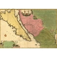thumbnail image 2 of Vintage Maps 14x11 White Modern Wood Framed Museum Art Print Titled - New California 1720, 2 of 4