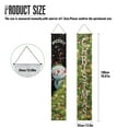 thumbnail image 7 of SEANATIVE Christmas Snowman Door Banners 2 Piece Door Porch Sign Hanging Banner Flag Xmas Tree Door Decor Indoor Outdoor Holiday Party Decorations 70.9 x 12.6 Inch, 7 of 7