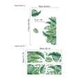 thumbnail image 6 of Green Leaves Wall Decals Palm Tree Leaf Plants Wall Stickers Bedroom Living Room TV Wall Door Decor，transparent stickers, DIY Living room Bedroom stickers, wall decals, kitchen  stickers, 6 of 7