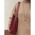 thumbnail image 3 of Faraee Slouchy Shoulder Bags for Women 2026 2Pcs Large Crossbody Tote Bag Purse Retro Soft Leather Casual Work Top Handle Satchel Wine, 3 of 7