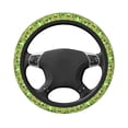 thumbnail image 3 of Naloa Cute Green Frog Elastic Steering Wheel Cover, Auto Steering Wheel Cover – 15 Inch , Comfortable Grip, Fit Suvs,Vans Cars,Trucks, 3 of 8