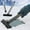 Gray, variant on Kumdkd Multifunctional Winter Snow Shovel, Car Window Ice Scraper and Snow Removal Tool with Ergonomic Handle, Lightweight Aluminum Alloy & Polyurethane Design for Easy Defrosting and Debris Clearing