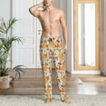 thumbnail image 2 of Sikiie Hearts And Autumn Leaves Pajama Pants Men, PJ Bottoms, Sleep & Lounge Pants-Medium, 2 of 6