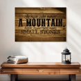 thumbnail image 2 of Elephant Stock Who Moves A Mountain Quote I Wall Art - Horizontal Canvas Wall Art - Living Room Wall Decor - Inspirational And Typography Canvas - Brown And Black Decor - 24" x 16", 2 of 4