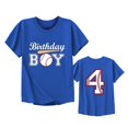 thumbnail image 2 of Byoo Big Boys Birthday T Shirt Letter Print Short Sleeve T-Shirt Casual Sports Tshirt, 2 of 4