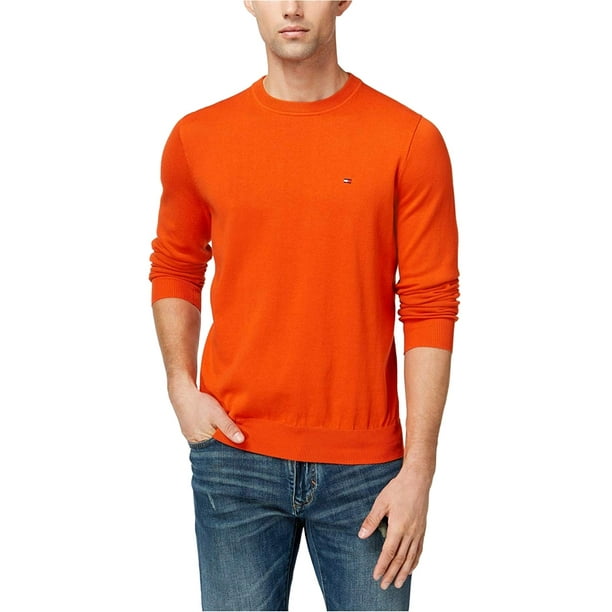 Wakker worden schudden specificatie Tommy Hilfiger Men's Signature Crew Neck Long Sleeve Sweater Orange Size XXL - Walmart.com Wakker worden schudden specificatie Tommy Hilfiger Men's Signature Crew Neck Long Sleeve Sweater Orange Size XXL - Walmart.com